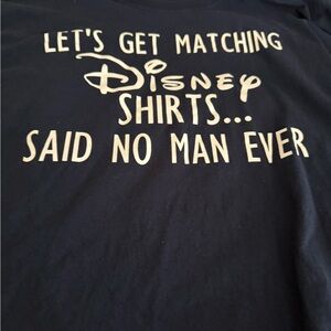 Disney Men's Black Graphic Tee